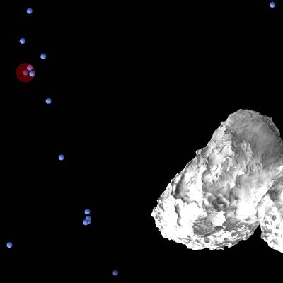 View Rosetta's Comet